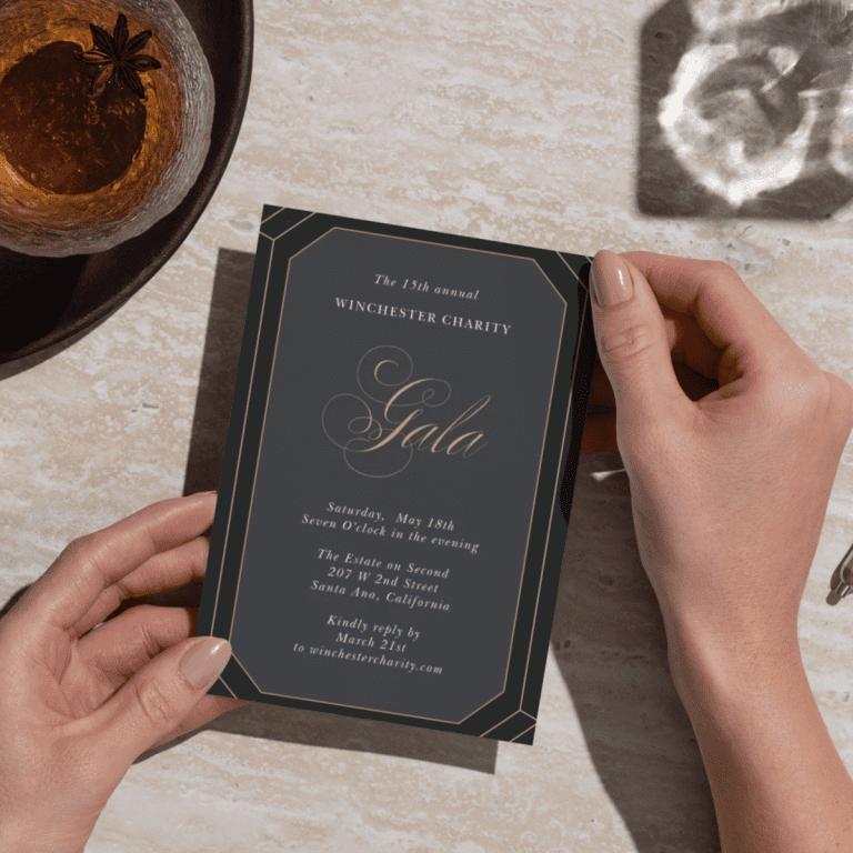 printed invitation