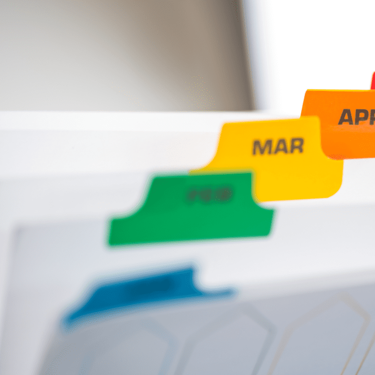 binded manual with tabs