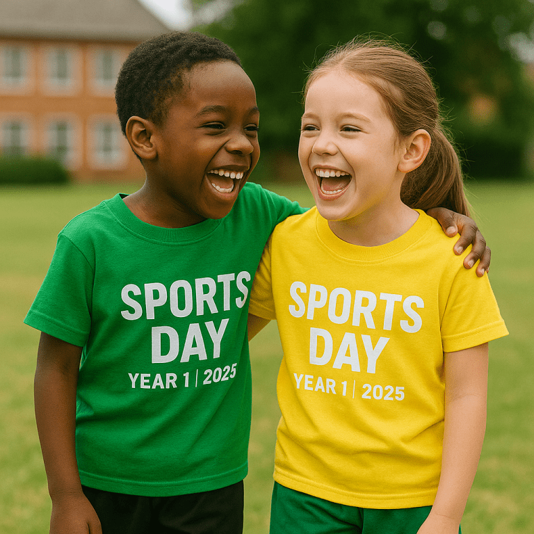 printed school t shirts