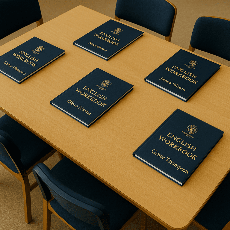 printed workbooks for schools