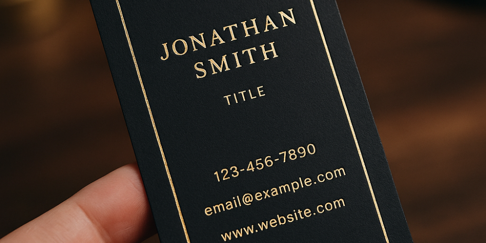 business cards from active print & design