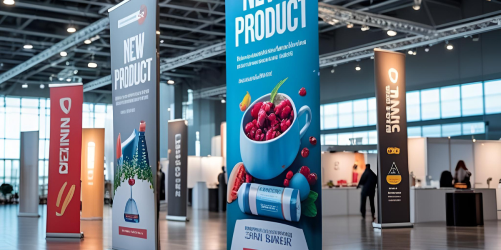 printed roller banner